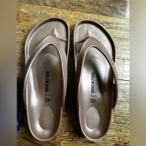 Birkinstock EVA Mens size 10 BRONZE